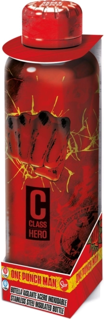 Edelstahlflasche mit One Punch Man Motiv