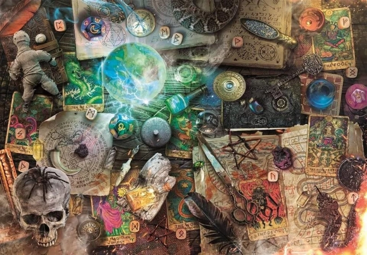 Puzzle CLEMENTONI Maleficium – Okkulte Artefakte 1000 Teile