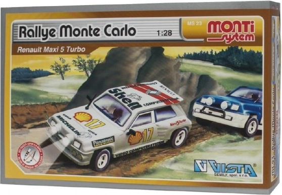 Bausatz Monti System MS 23 Rallye Monte Carlo in Schachtel 22x15x7 cm