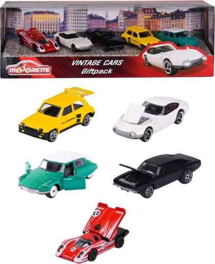 Majorette Vintage-Set aus Metallautos 5 Stk.