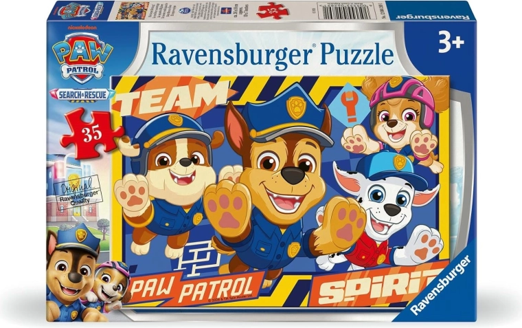 Ravensburger Puzzle Paw Patrol: Spuren suchen und retten, 35 Teile