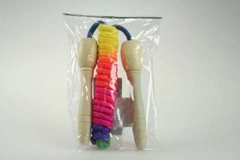 Springseil 2 m, aus Holz, marmoriert