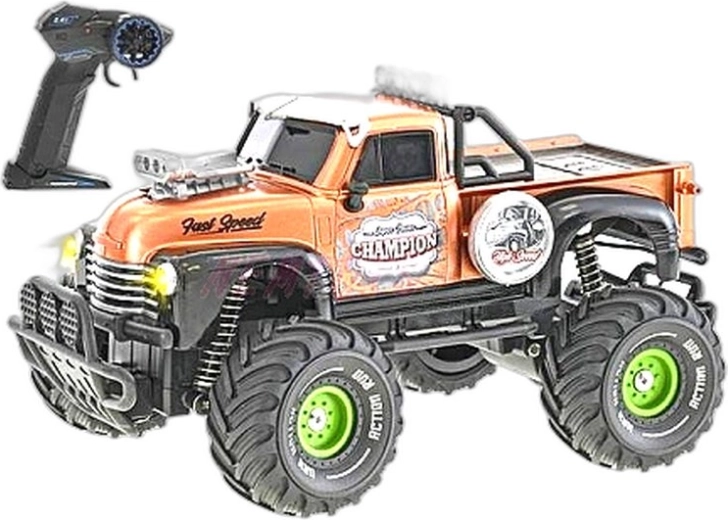 RC-Geländewagen mit Fernsteuerung 1:18 mit Licht – 1 Stück
