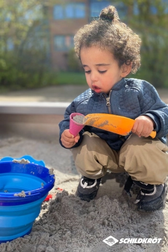 Schildkröt faltbares Sandspielzeug-Set, blau, 7-teilig
