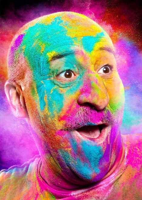 Puzzle Lachender Glatzkopf 1000 Teile