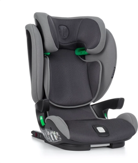 Autositz PETITE&MARS Elite Fix Pro i-Size Grey Air 100–150 cm