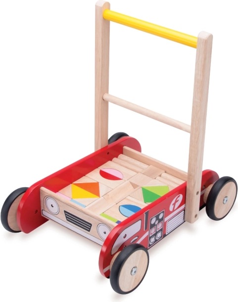 Holzlauflernwagen WONDERWORLD Feuerwehr
