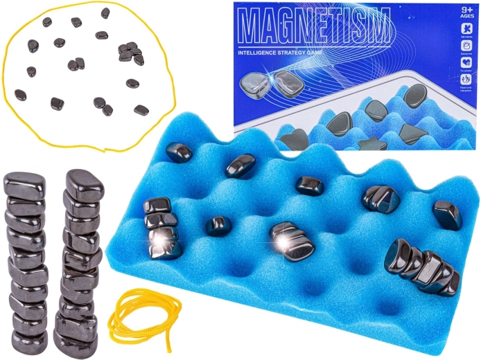 Magnetic Chess – magnetisches Strategiespiel mit Steinen und Unterlage