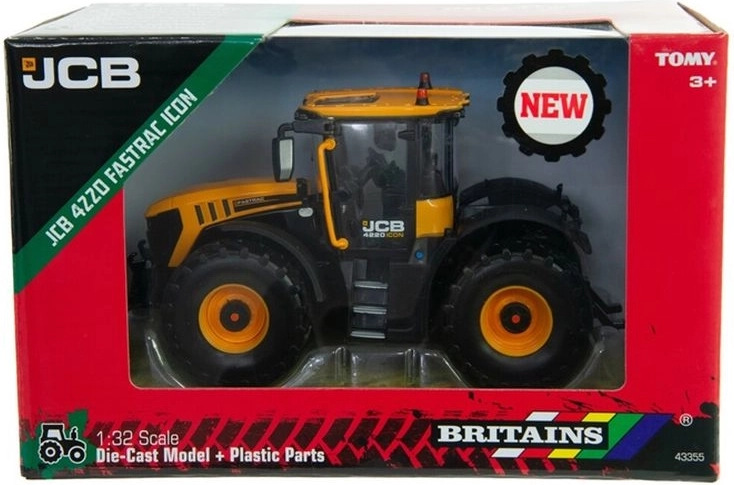 TOMY Britains JCB Fastrac 4220 Icon Traktormodell 1:32