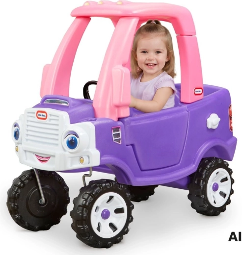 Little Tikes Kinder-Rutschauto Offroad-Auto rosa-lila