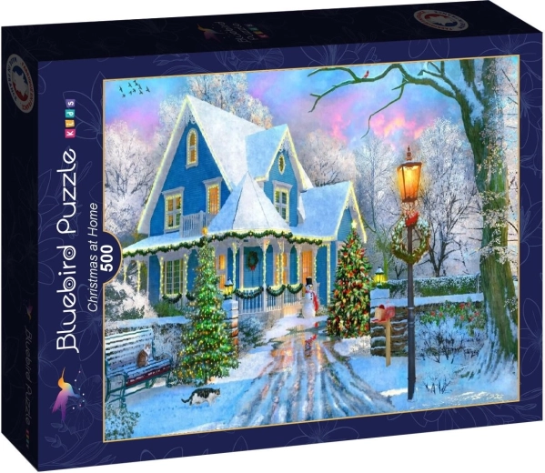 Bluebird Puzzle Zuhause zu Weihnachten 500 Teile - 1 Stück