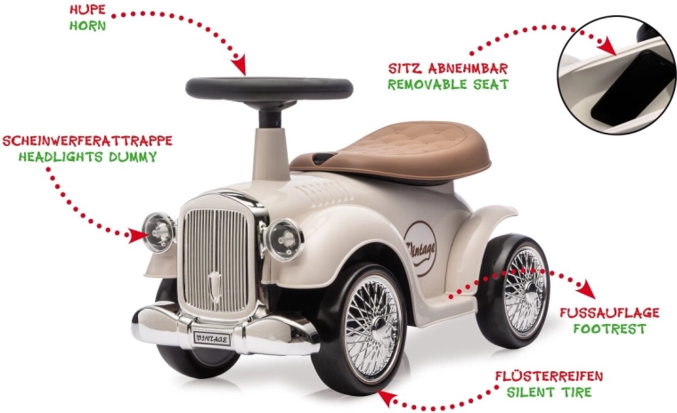 Rutschauto JAMARA Classic Car weiß