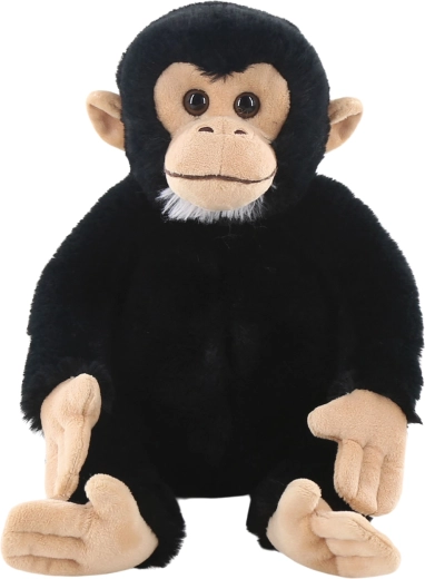 Sitzender Plüsch-Schimpanse 27 cm