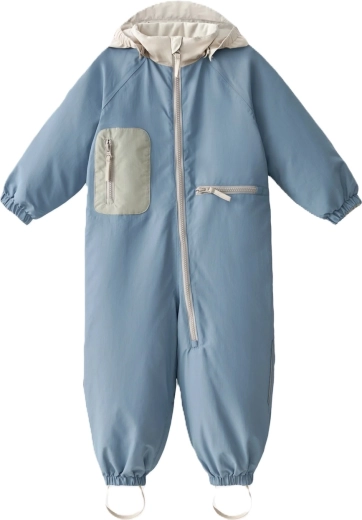 Leokid Kinder-Funktionsoverall Color Kit Blue Swell, Größe 98 (3–4 Jahre)
