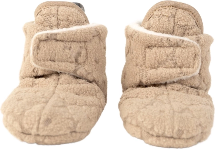 Lodger Kinder-Hausschuhe Slipper Folklore Fleece beige 12–18 Monate