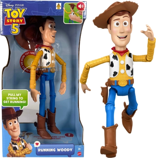 Mattel Disney Toy Story interaktive Woody-Figur mit Laufmechanismus 30 cm (englische Version)