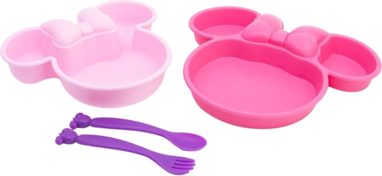 Kinder-Essgeschirr-Set 4-in-1 Disney Minnie Mouse Stor