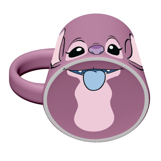 Keramiktasse Disney Lilo & Stitch – Angel, lila