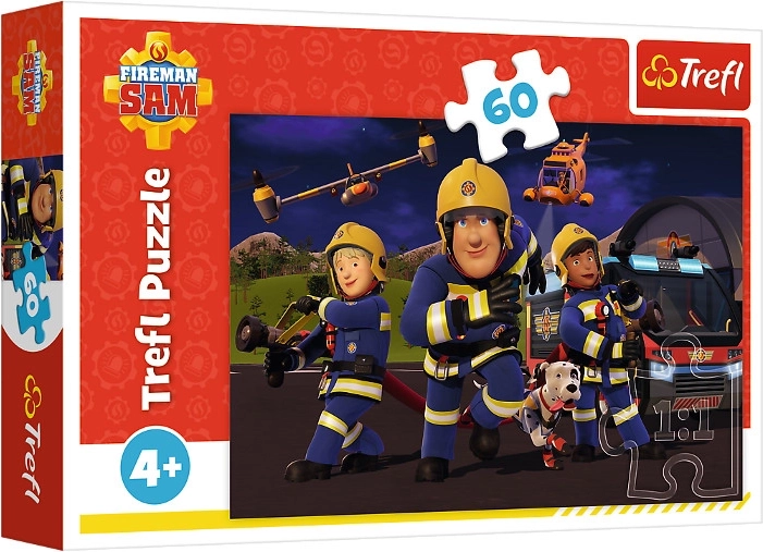Puzzle 60 Teile Held in Uniform – Feuerwehrmann Sam