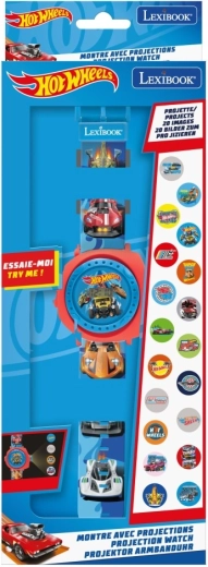 Digitale Projektionsuhr HOT WHEELS von Lexibook mit 20 Bildern