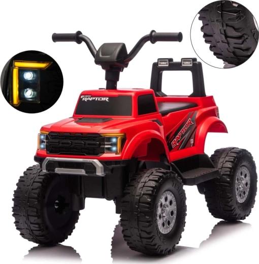 Elektroauto Milly Mally Ford F-150 Raptor rot