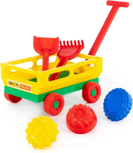Kinderwagen mit Sandspiel-Set – 1 Stück
