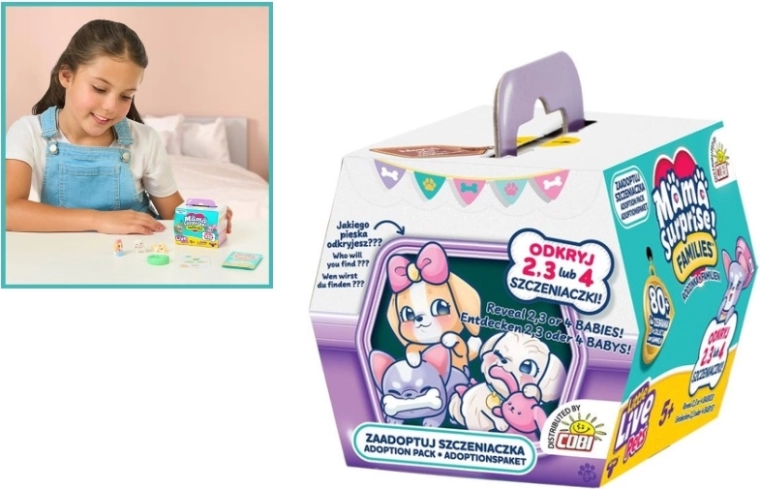 COBI Little Live Pets Familien adoptieren Welpen – 1 Stück