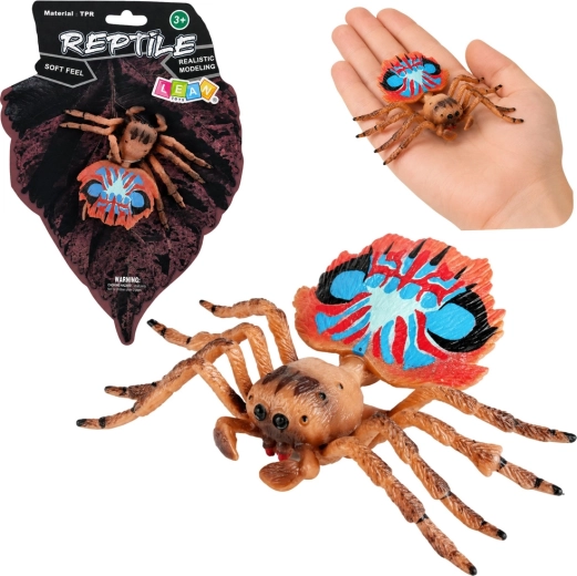 Realistische Gummi-Figur einer Vogelspinne, 12 cm