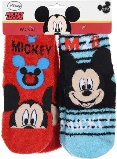 Wärmende Kindersocken Mickey Mouse, 2 Paar