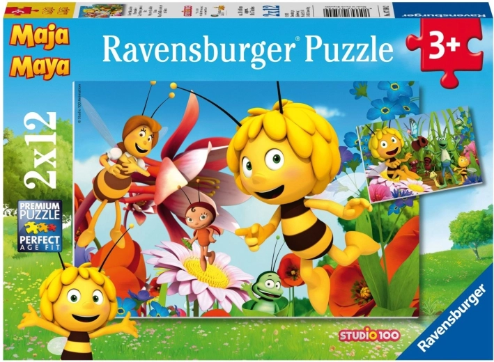 Ravensburger Puzzle Biene Maja 2x12 Teile