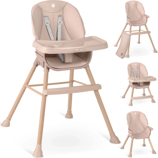 Hochstuhl NUKIDO Tilo 3-in-1 rosa