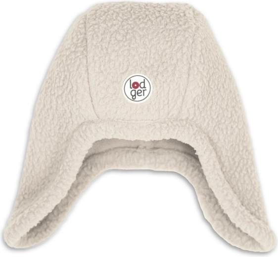 Lodger winterliche Fleece-Mütze Teddy birch 3–6 Monate