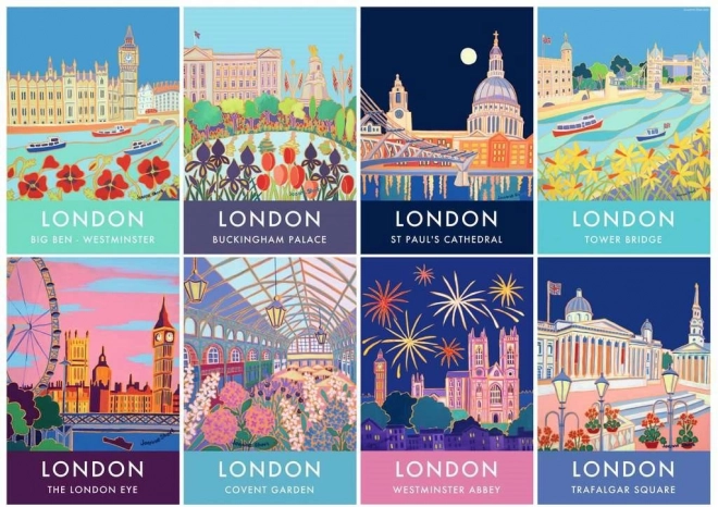 Ravensburger Puzzle London im Vintage-Stil 1000 Teile