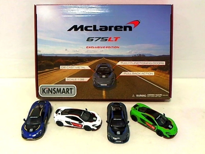 Metallauto McLaren 675LT 1:36 mit Pull-Back-Antrieb – 1 Stück
