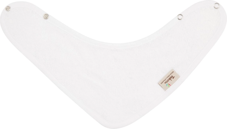 Timboo Bandana-Lätzchen weiß 36 × 22 cm