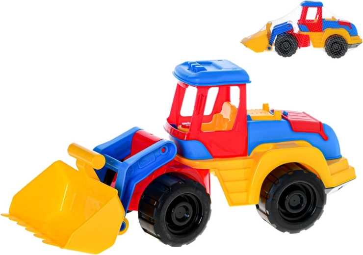 Kunststoff-Baggertraktor 45 cm für Sand und Garten