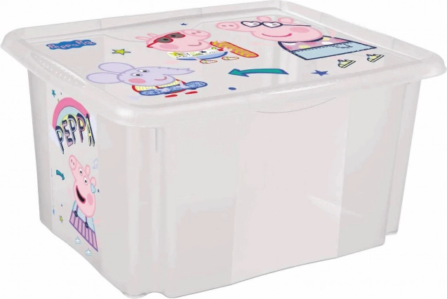 Aufbewahrungsbox mit Deckel Große Peppa Pig