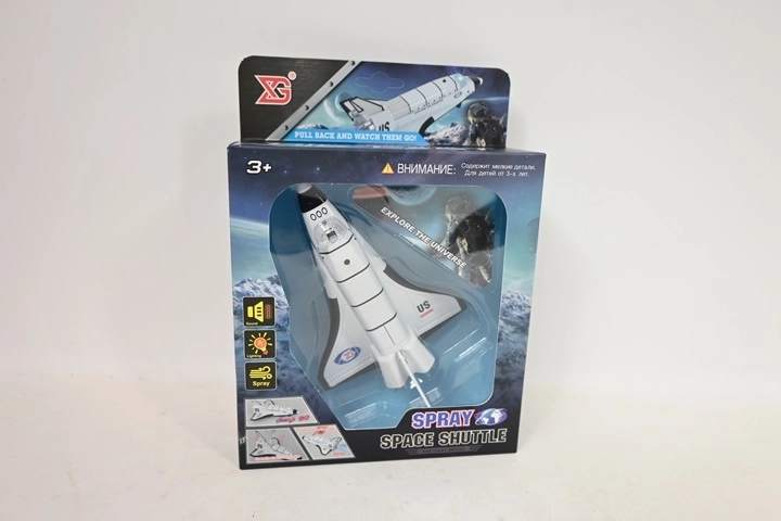Weltraum-Shuttle mit Licht- und Soundeffekten in der Box