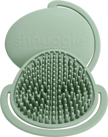 Shnuggle Baby-Silikonbürste für die Kopfhaut Eucalyptus