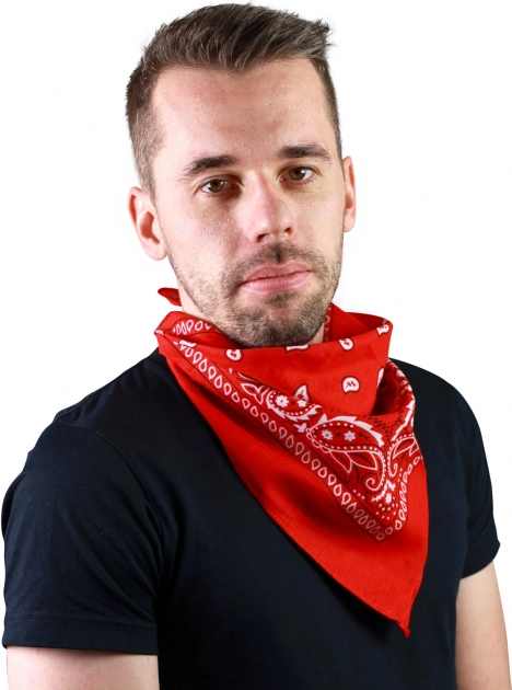 Rotes Cowboy-Bandana