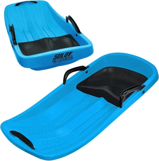 Sulov Extreme Kinderbob Champion blau mit Sitz und Zugband