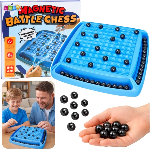 Magnetisches Strategiespiel mit Kugeln – Familienspiel, 20 Teile