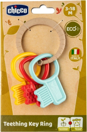Chicco Beißring Schlüssel Eco+ für Babys 3m+