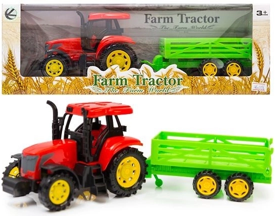 Traktor mit Anhänger – 1 Stück