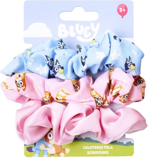 Set Haar-Gummibänder Bluye (3 Stk.)