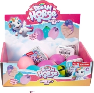 Knet-Ei mit Einhorn