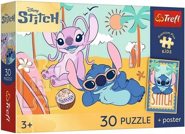 Puzzle Premium Plus Kids Stitchs Lächeln 30 Teile