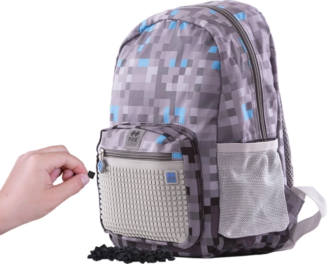 Pixie Crew Kinder-Rucksack grau-blau