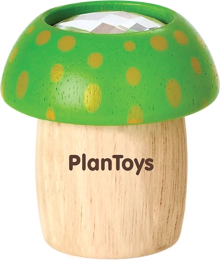 PlanToys Kaleidoskop Pilz grün