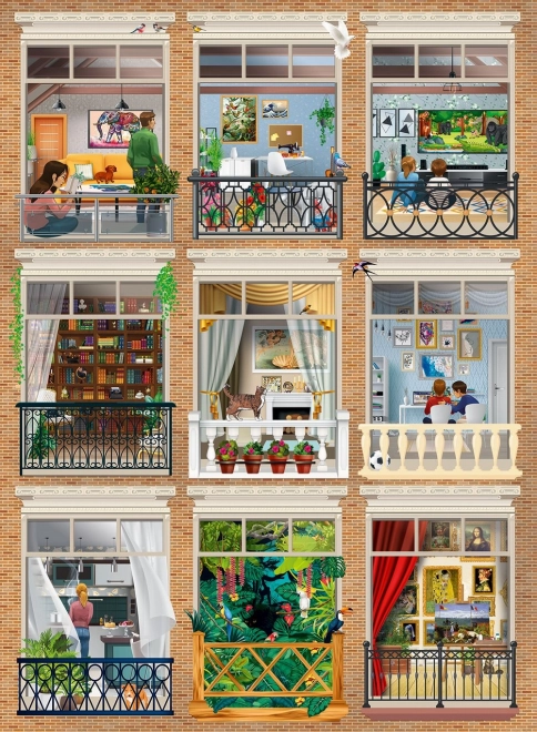 Puzzle Innenraum des Hauses 3000 Teile